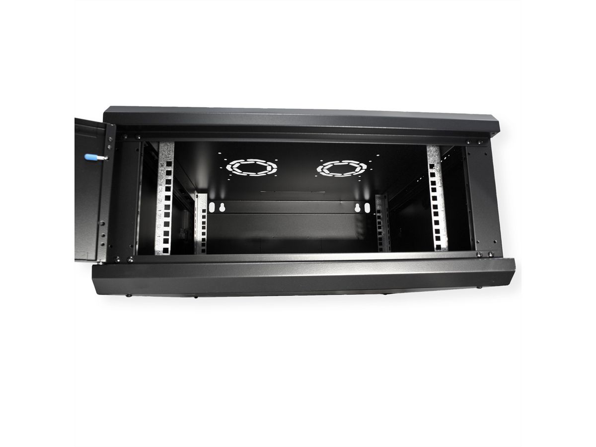ROLINE 19" Wall Cabinet Basic Plus 4U, 600x600 BxT black