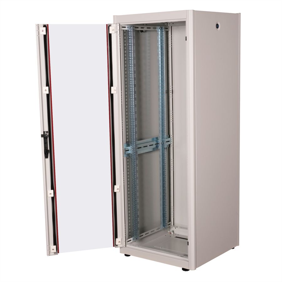 ROLINE 19-inch netwerkkast Basic 32 U, 600x600 BxD Glazen deur grijs