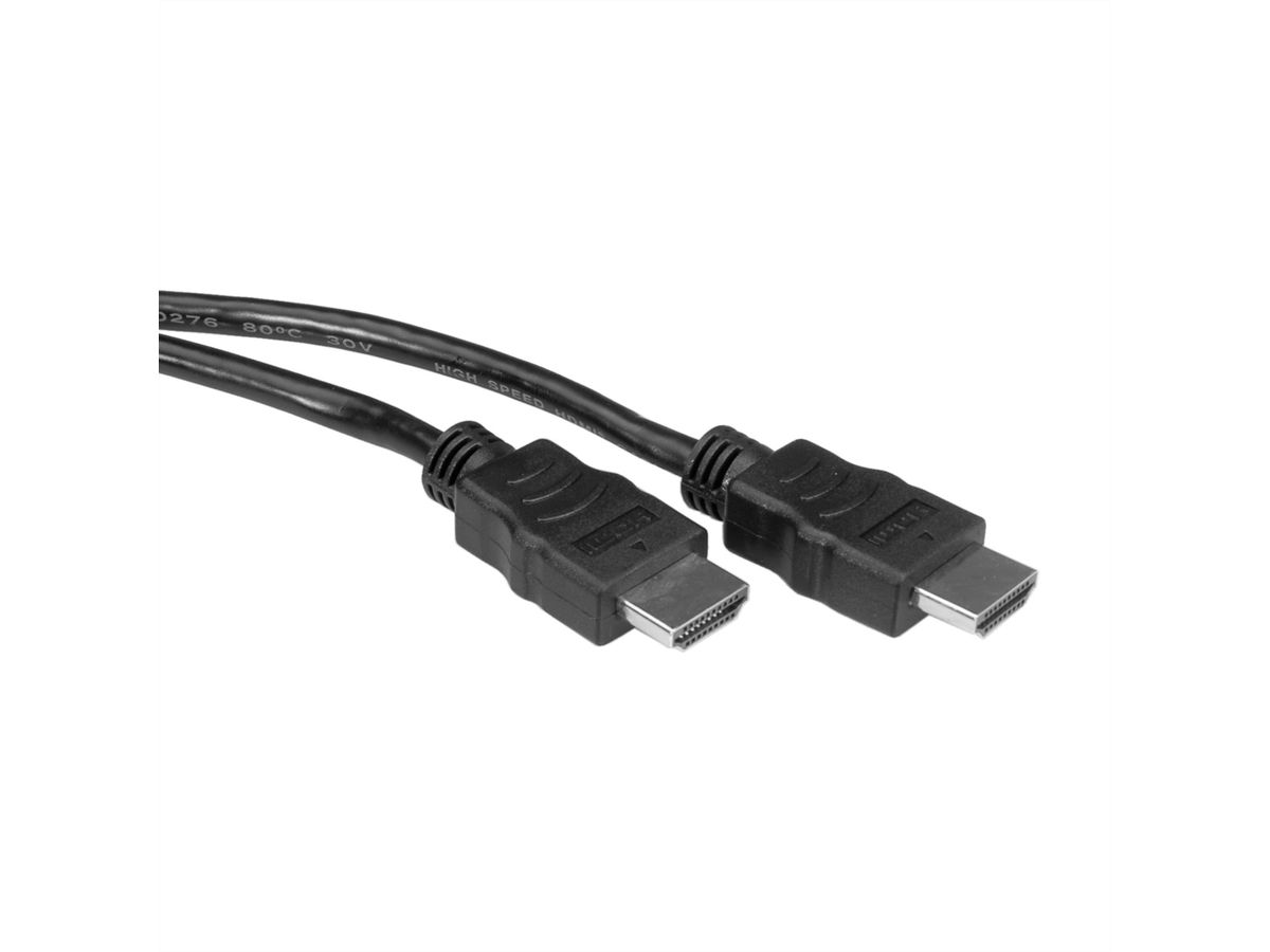 STANDARD HDMI High Speed Cable with Ethernet, HDMI M - HDMI M, black, 5 m