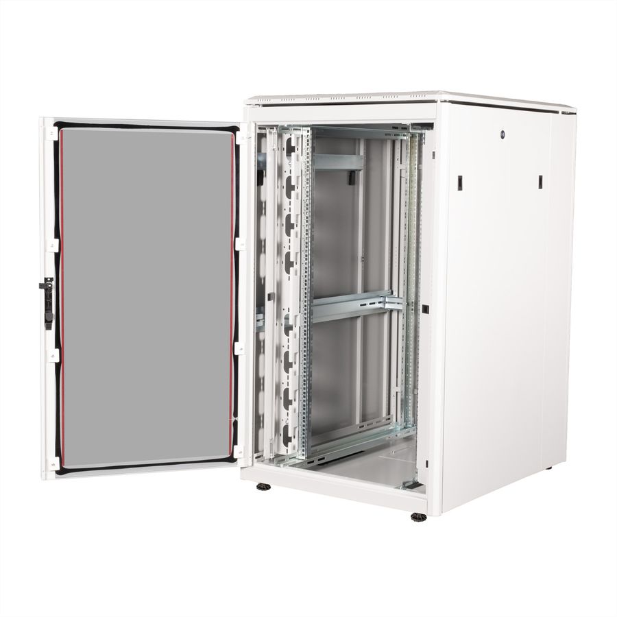 ROLINE 19-inch netwerkkast Pro 26 U, 800x1000 BxD Glazen deur grijs