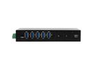 EX-12297HMS 7 Port USB 3.2 Gen 2x1 Metall HUB, mit 2x USB-C und 5x USB-A 3.2 Gen 1 Ports