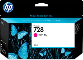 HP 728 magenta DesignJet inktcartridge, 130 ml