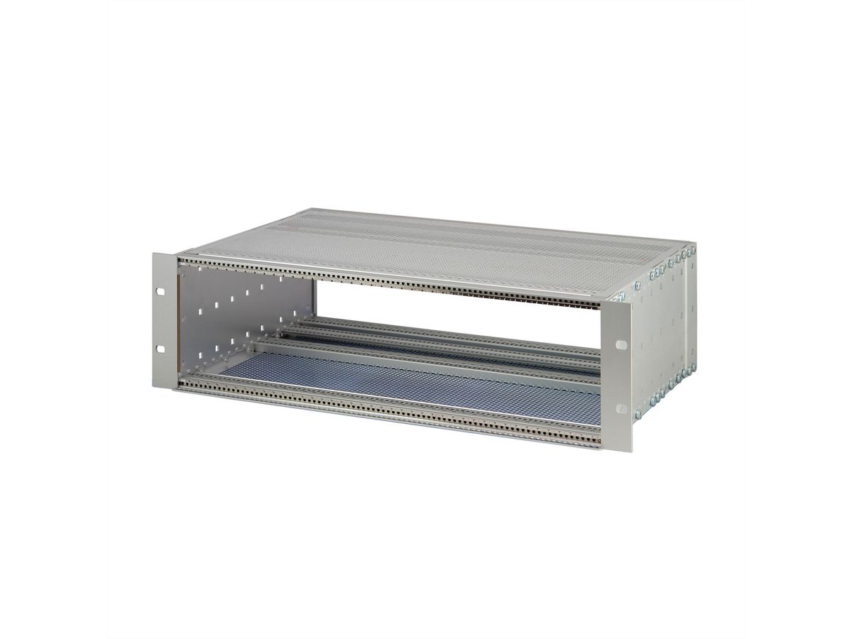 SCHROFF EuropacPRO 19" Subrack Kit for Backplane, Shielded, CompactPCI, 6 U, 235 mm