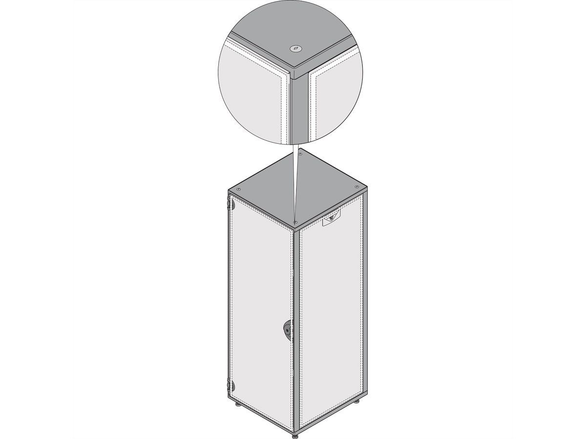 SCHROFF Novastar pakkingset, IP 40, 6 HE tot 20 HE