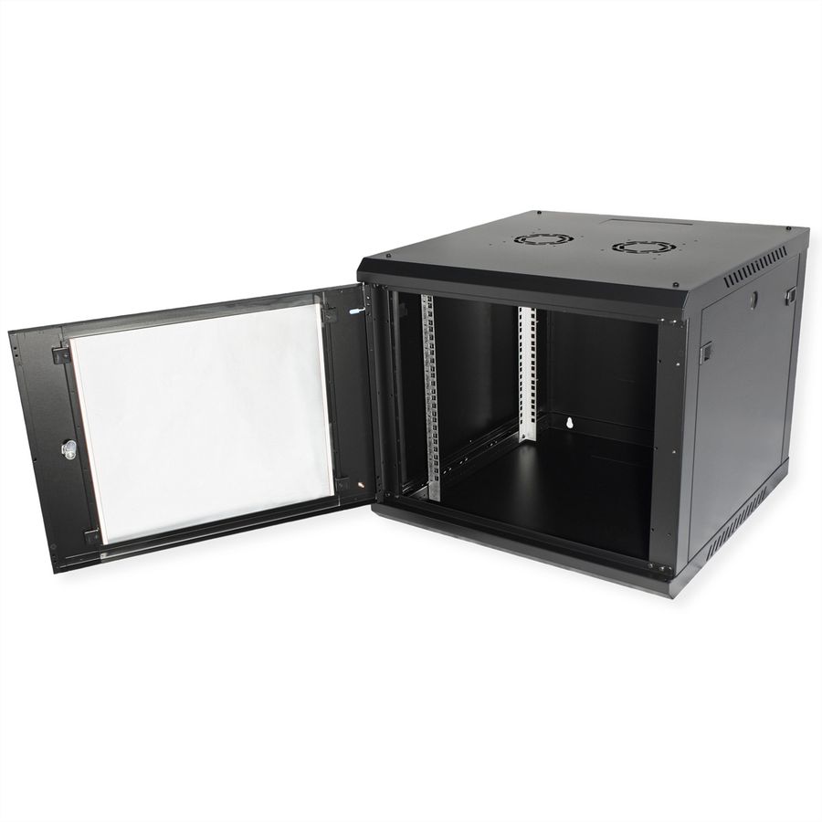 ROLINE 19" Wall Cabinet Basic Plus 9U, 600x600 BxT black