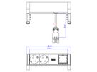 BACHMANN DESK2 2x earthing contact 1x ABD GST18, white