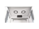 ROLINE 19-inch wandbehuizing Pro 12 U, 600x600 BxD tweedelig draaibaar grijs