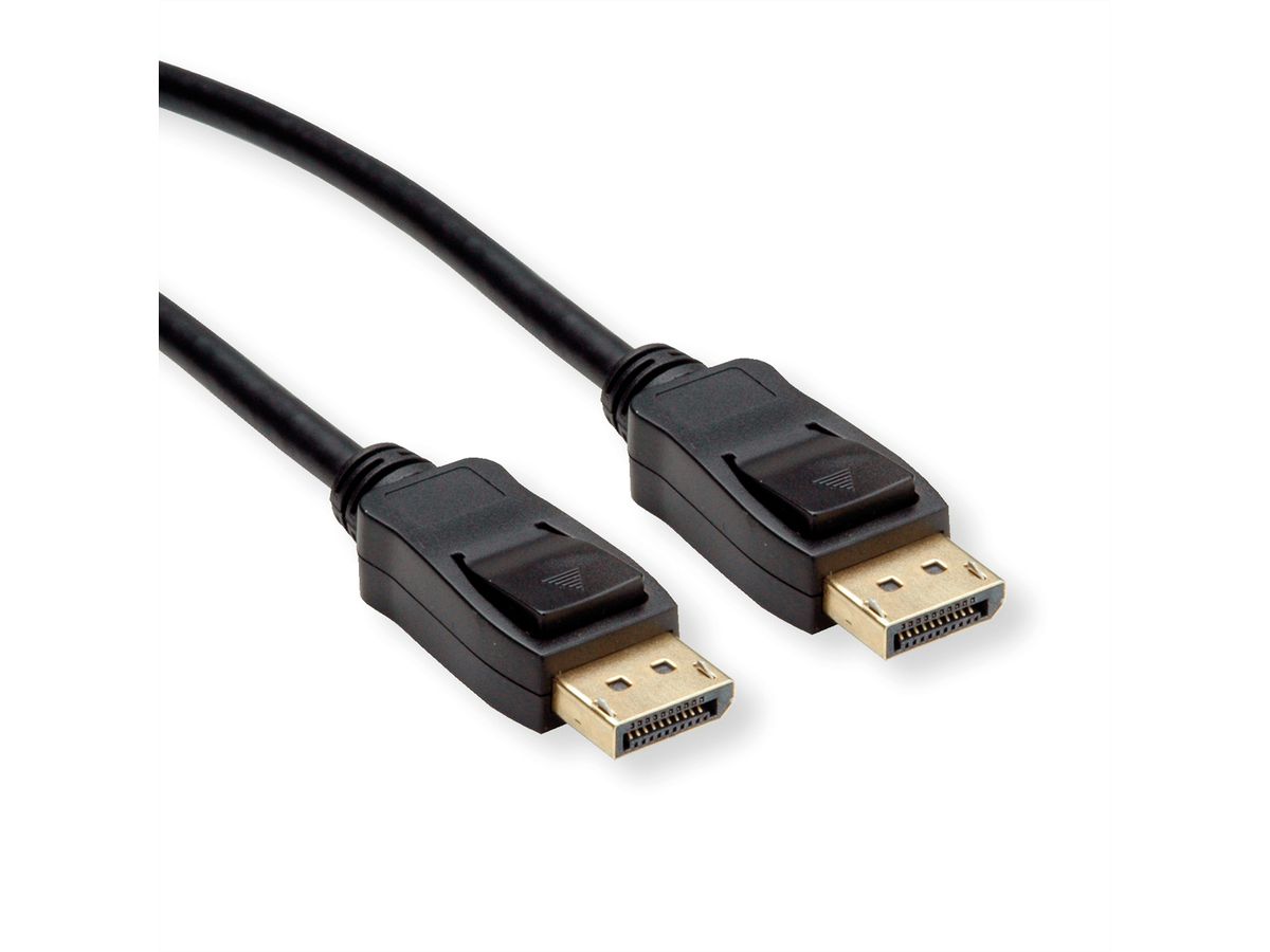 VALUE DisplayPort Cable, v1.4, DP-DP, M/M, black, 1.5 m