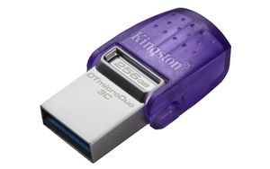 Kingston Technology DataTraveler 256GB microDuo 3C 200 MB/s dubbele USB-A + USB-C