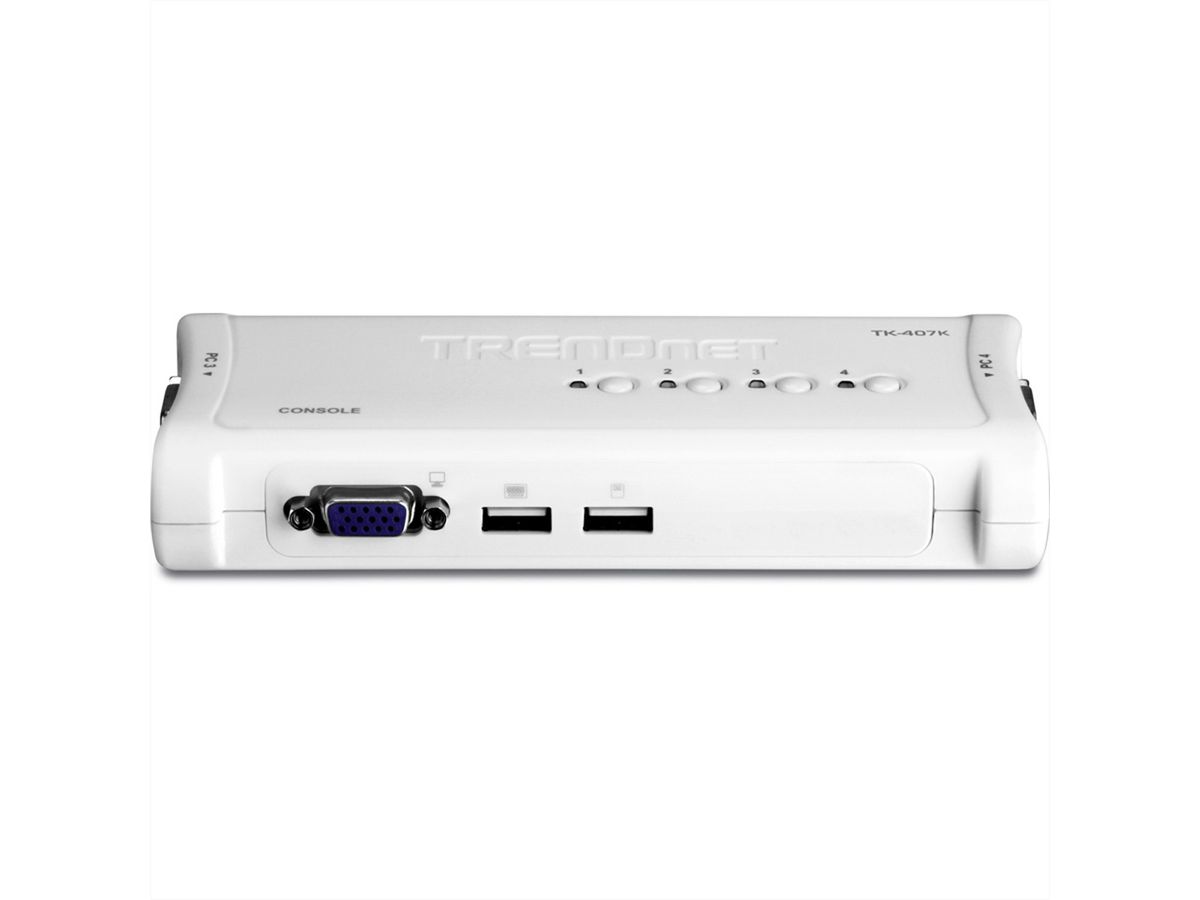 TRENDnet TK-407K KVM-switch 4-poorts USB-kit