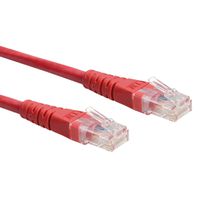 ROLINE Patchkabel Cat.6 UTP (Class E), rood, 0,3 m