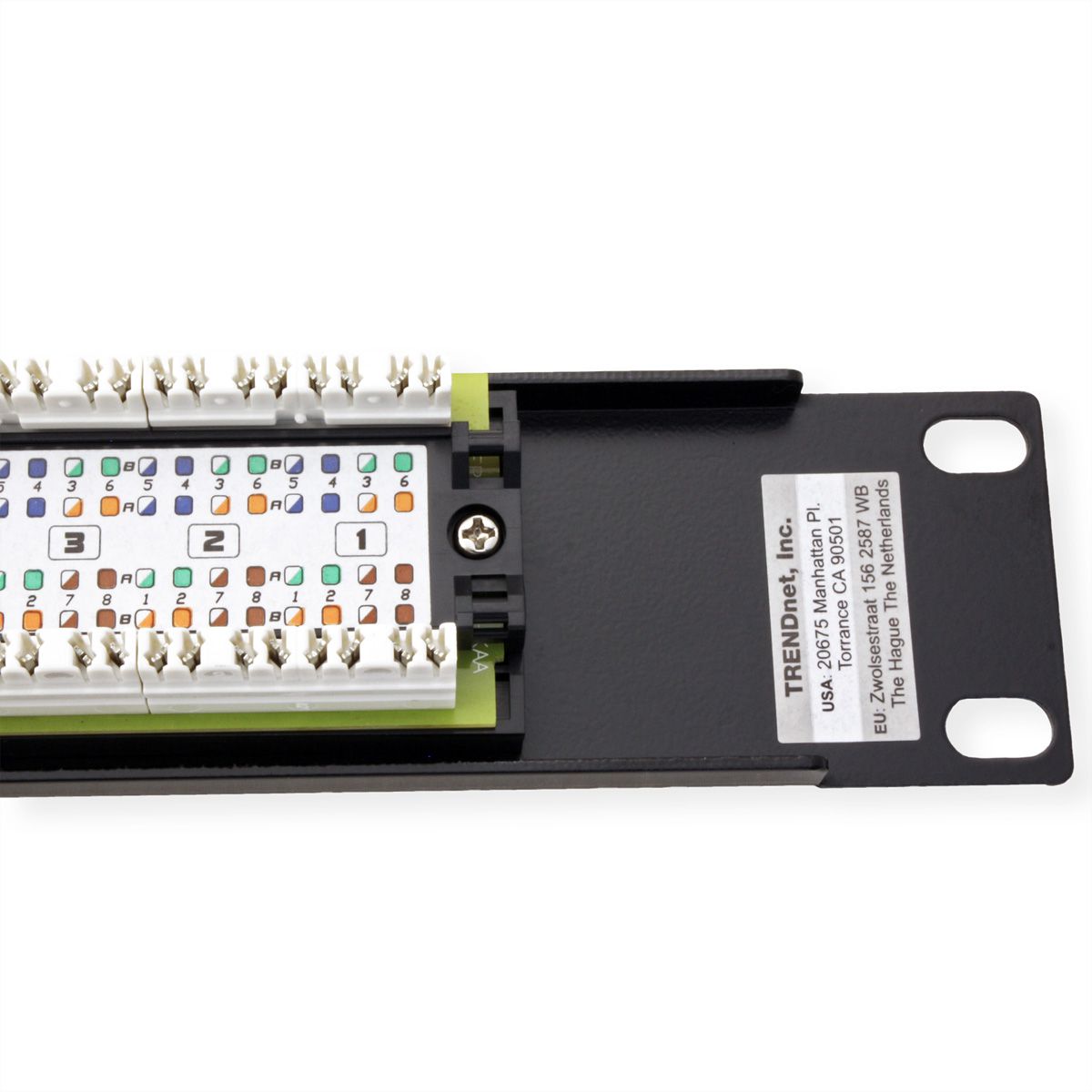 TRENDnet TC-P08C6 10" 8-Port Cat. 6 Unshielded Patch Panel