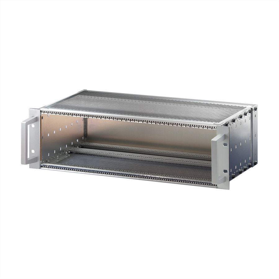 SCHROFF EuropacPRO 19" Subrack Kit for Backplane, Heavy, Shielded, Front Handle, 6 U, 355 mm