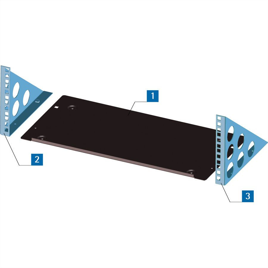 19"-Tischrack 4 HE 190x502x250mm