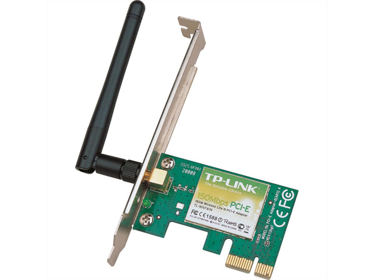 TP-LINK TL-WN781N Draadloze N 150 PCI Express-adapter