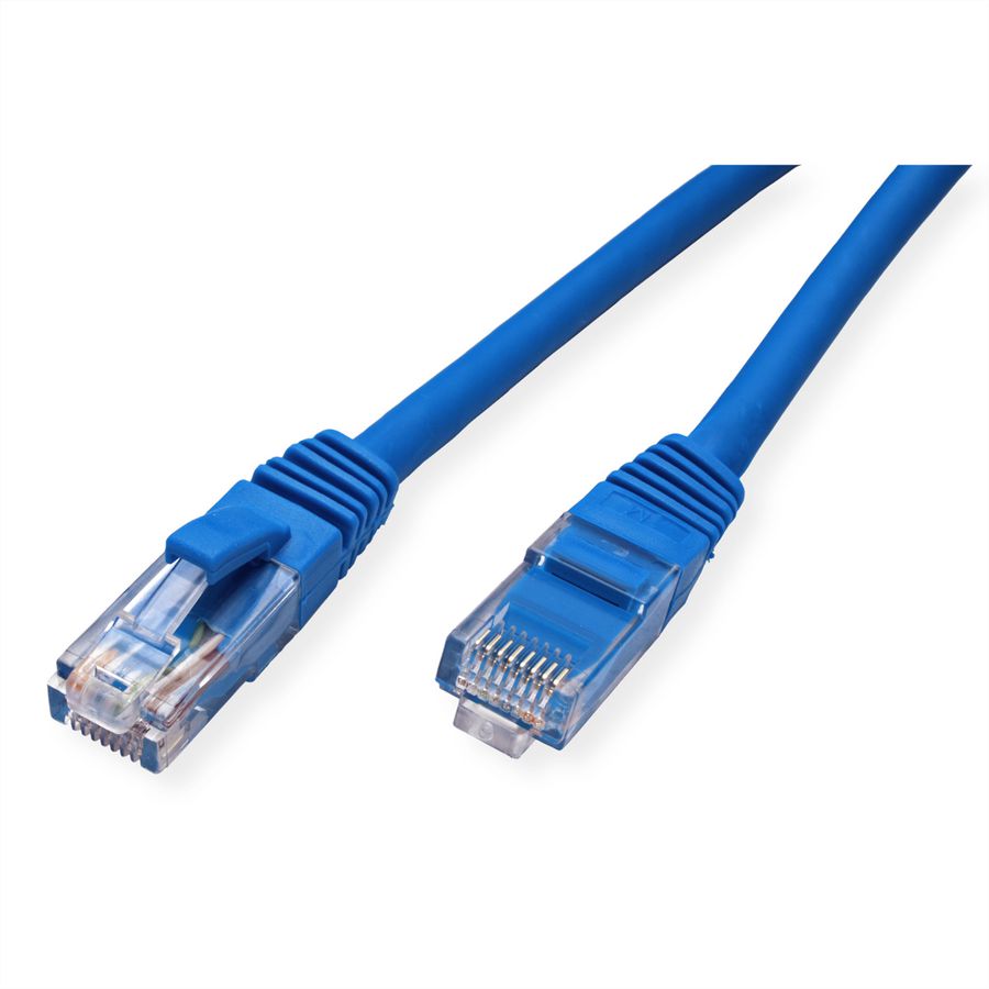 VALUE UTP Cat.6 (Class E) patchkabel, LS0H, blauw, 0,5 m