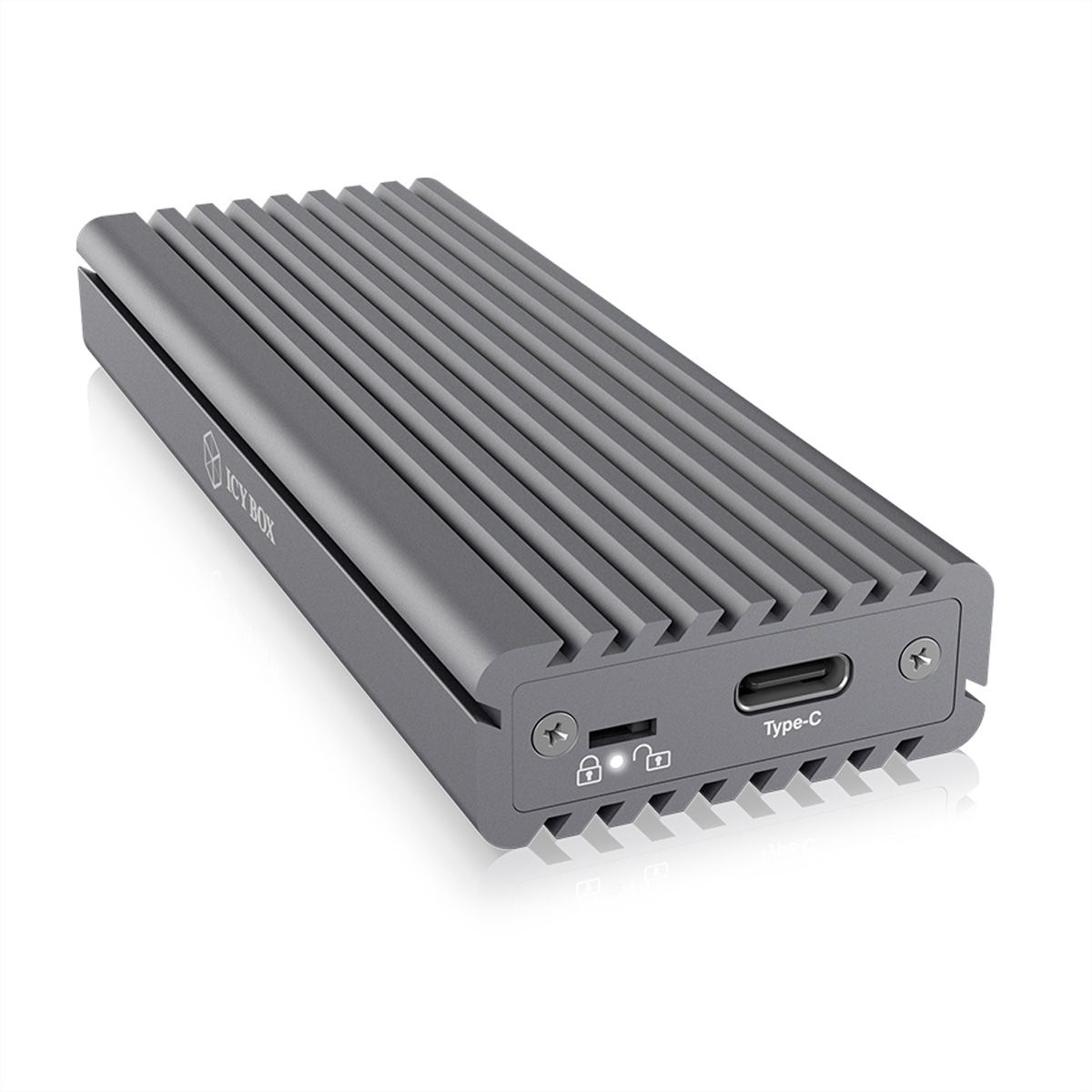 ICY BOX IB-1817M-C31 USB C Gehäuse für M.2 NVMe SSD