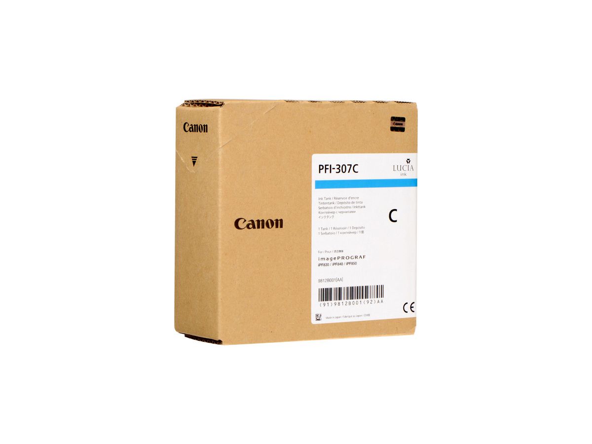 Canon PFI-307C inktcartridge Origineel Cyaan