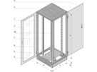 SCHROFF Varistar NET Plus Cabinet, RAL 7035, Side-by-Side, 47 U, 2200H, 800W, 1000D
