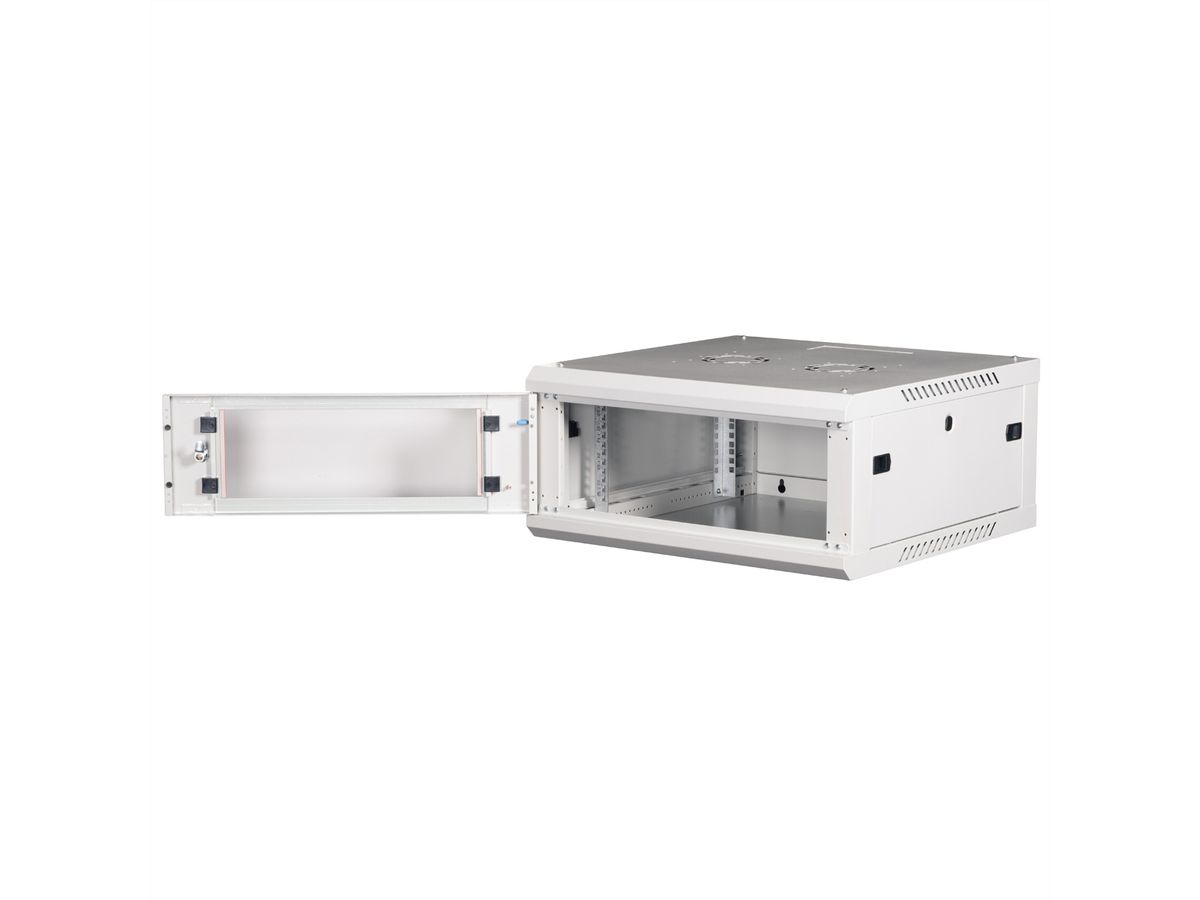 ROLINE 19" Wall Cabinet Basic Plus 4U, 600x600 BxT grey