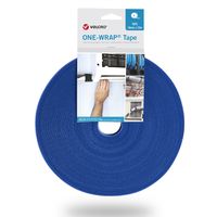 VELCRO® One Wrap® Tape 25 mm breed, blauw, 25 m
