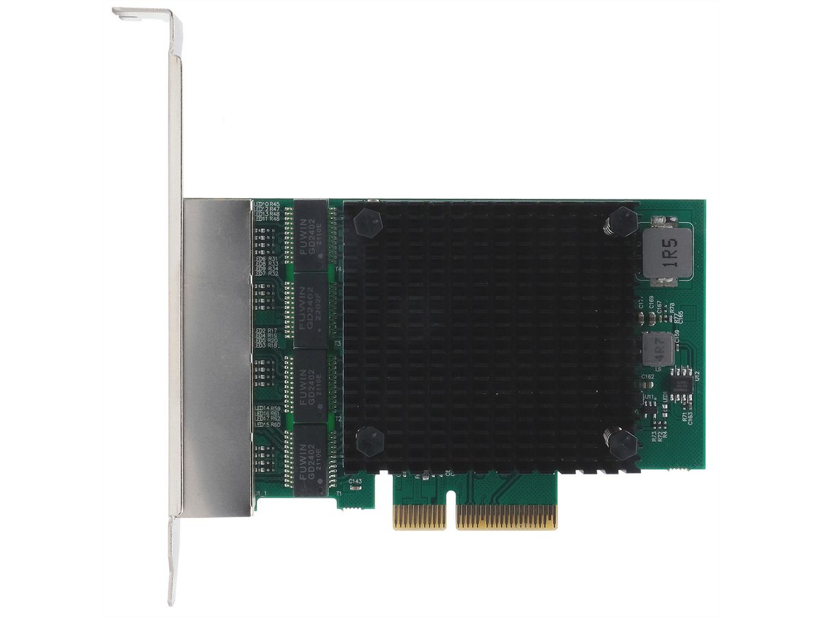 EXSYS EX-60114 4-Poorts 2.5Gigabit PCIe Netwerkkaart