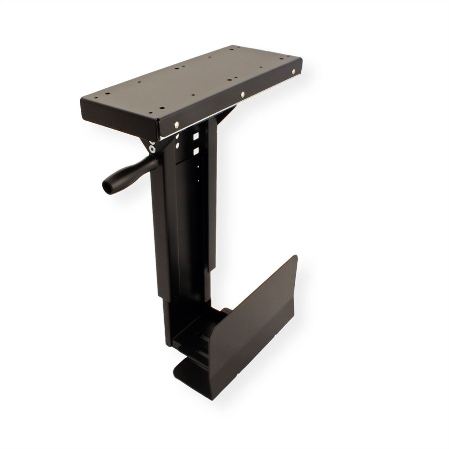 ROLINE Slim PC houder, uittrekbaar, draaibaar, zwart