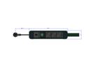BACHMANN PRIMO 2 3xCEE7/3 1xswitch with loop 2m CEE7/7 RAL5010