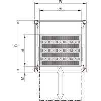 SCHROFF Eurorack plank, telescopisch, voor universeel frame, 600W 500D