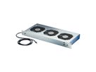 SCHROFF 19'' Fan Unit, 1 U, Speed Control and Monitoring, 3 Fans, 24 VDC, Speed-controlled and function-monitored