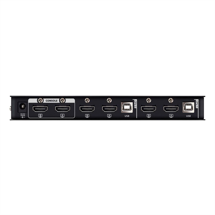 ATEN CS742H 2-poorts USB 4K HDMI KVM switch voor twee beeldschermen