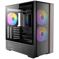 ANTEC FLUX Rear ATX/Micro-ATX/ITX Midi Tower PC Gehäuse , schwarz