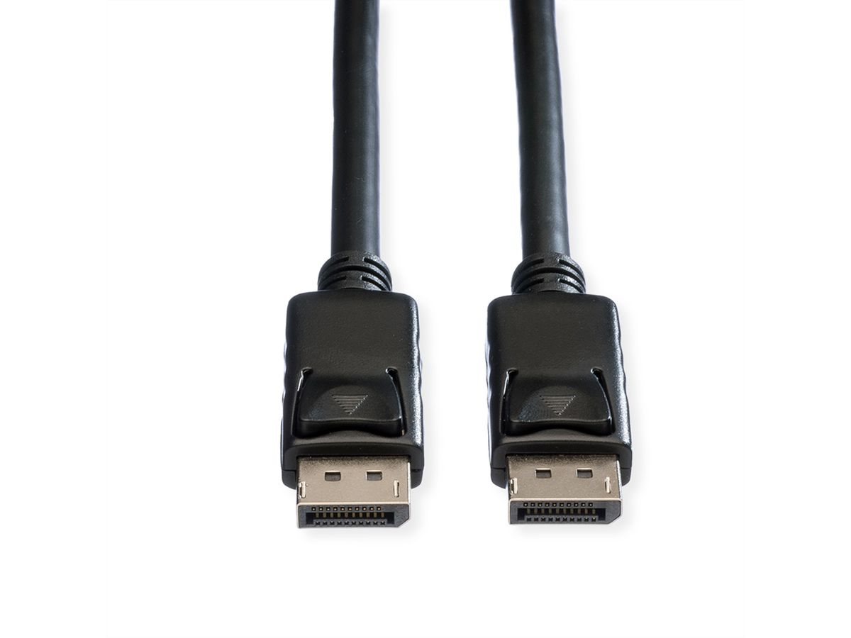 ROLINE DisplayPort Kabel, DP M/M, zwart, 1 m