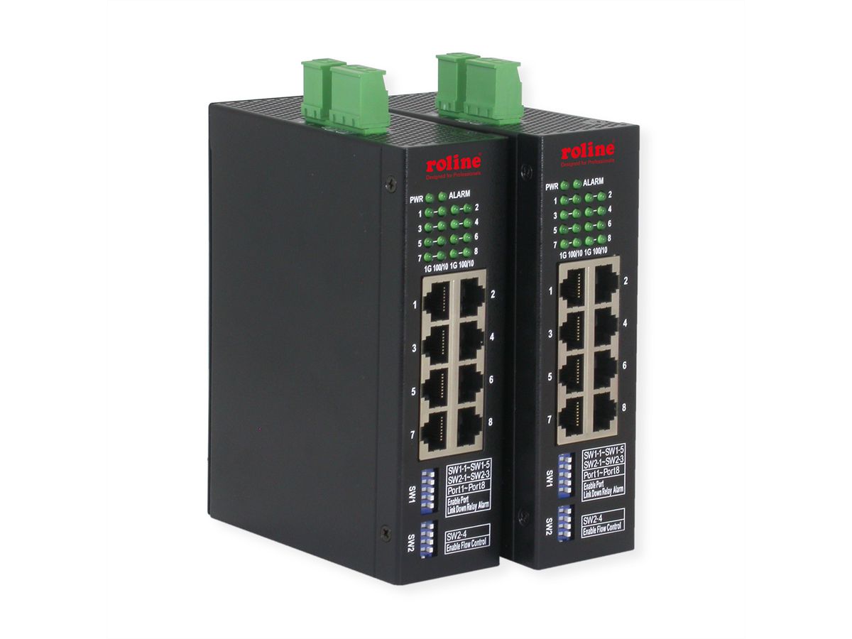 ROLINE Industrial Managed 8-Port L2 Gigabit Ethernet Switch