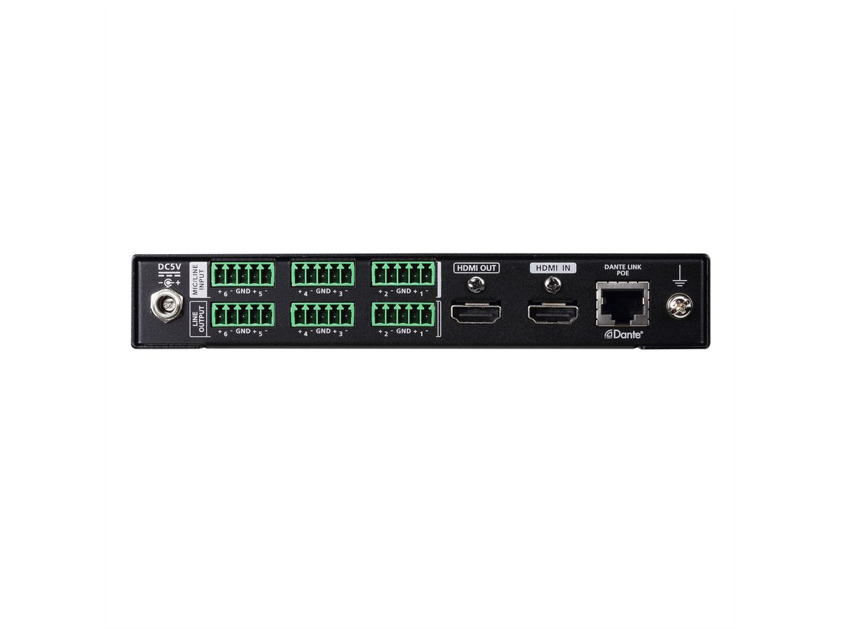 ATEN VE66DTH 6x6 Dante audio interface met HDMI