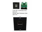 BACHMANN frame 2xUSB A screw terminal