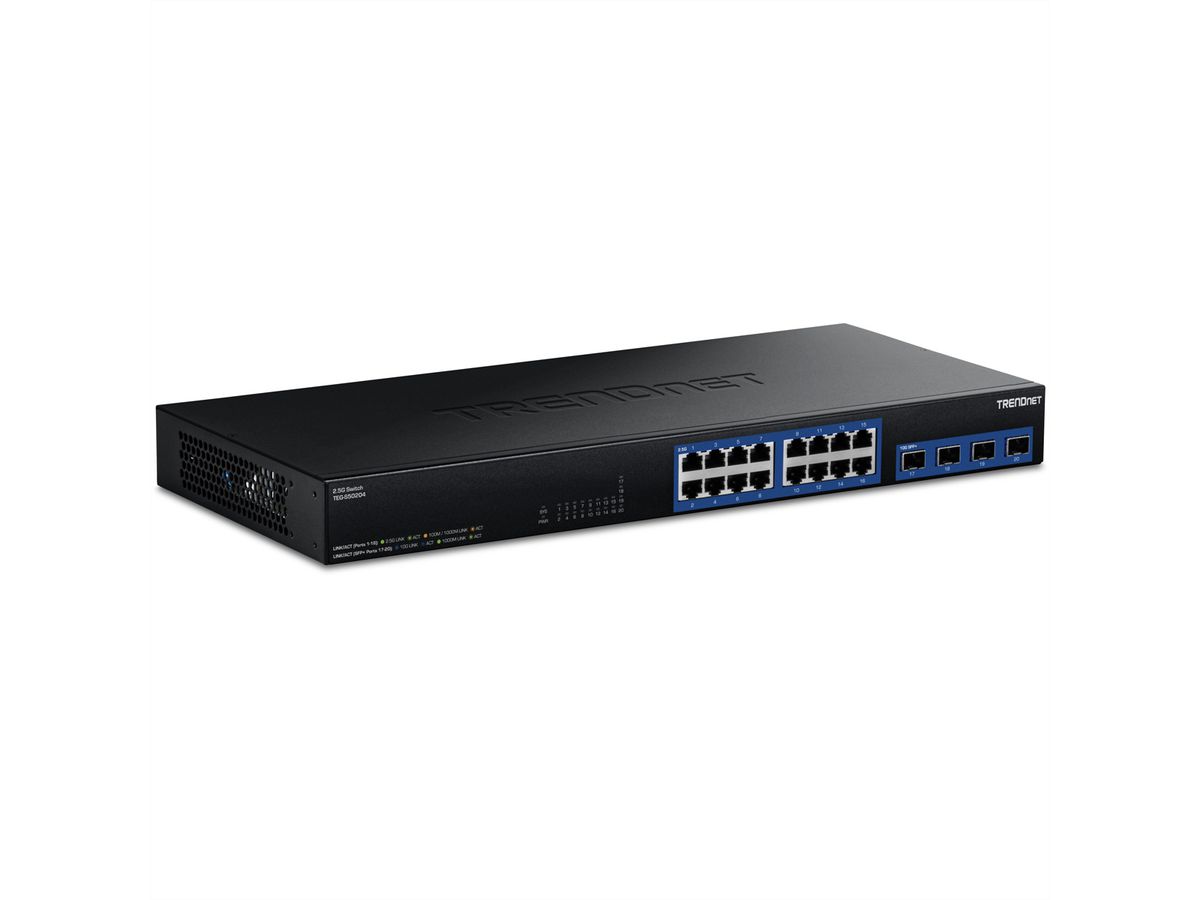 TRENDnet TEG-S50204 Switch 20-Port 2.5G mit 10G SFP+ Ports