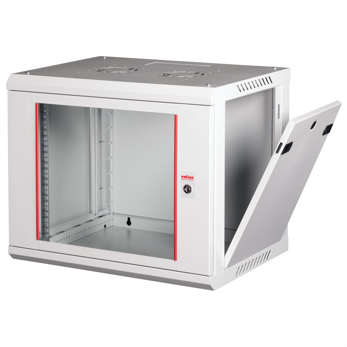 ROLINE 19-inch wandbehuizing Basic Plus 9U, 600x450 BxT grijs
