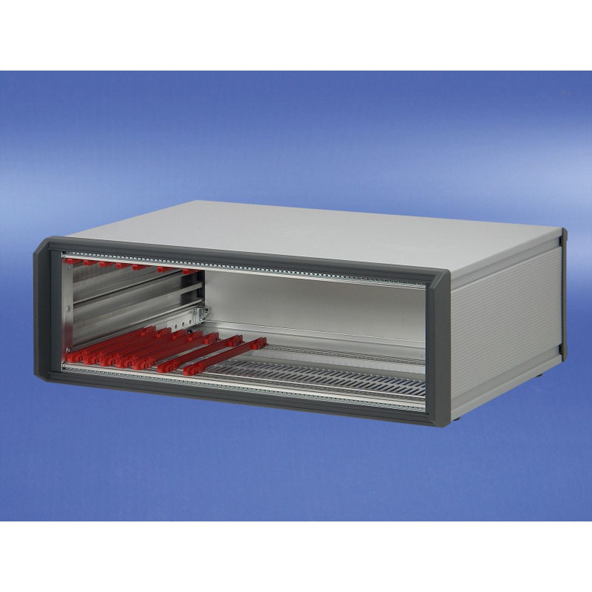 SCHROFF PropacPRO Complete Desktop Case, Shielded, 3 U, 28 HP, 266 mm