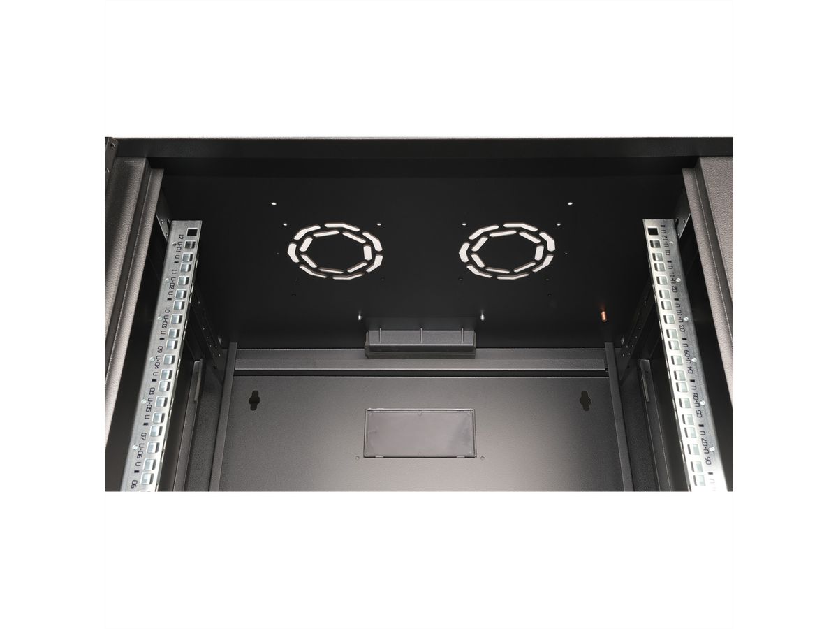 ROLINE 19-inch wandbehuizing Pro 12 U, 600x450 BxD zwart