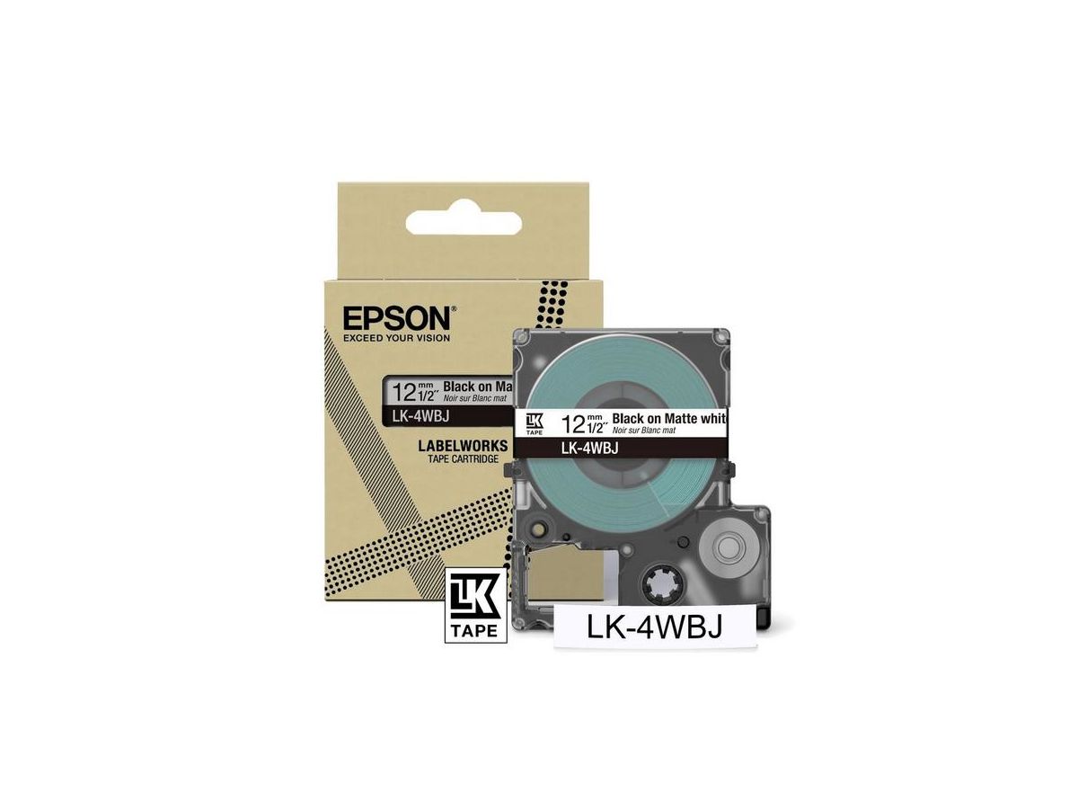 Epson LK-4WBJ Black, White