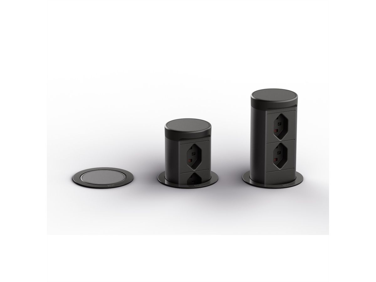 BACHMANN ELEVATOR2 2xCH T23, RAL9005 2,0 m AEH