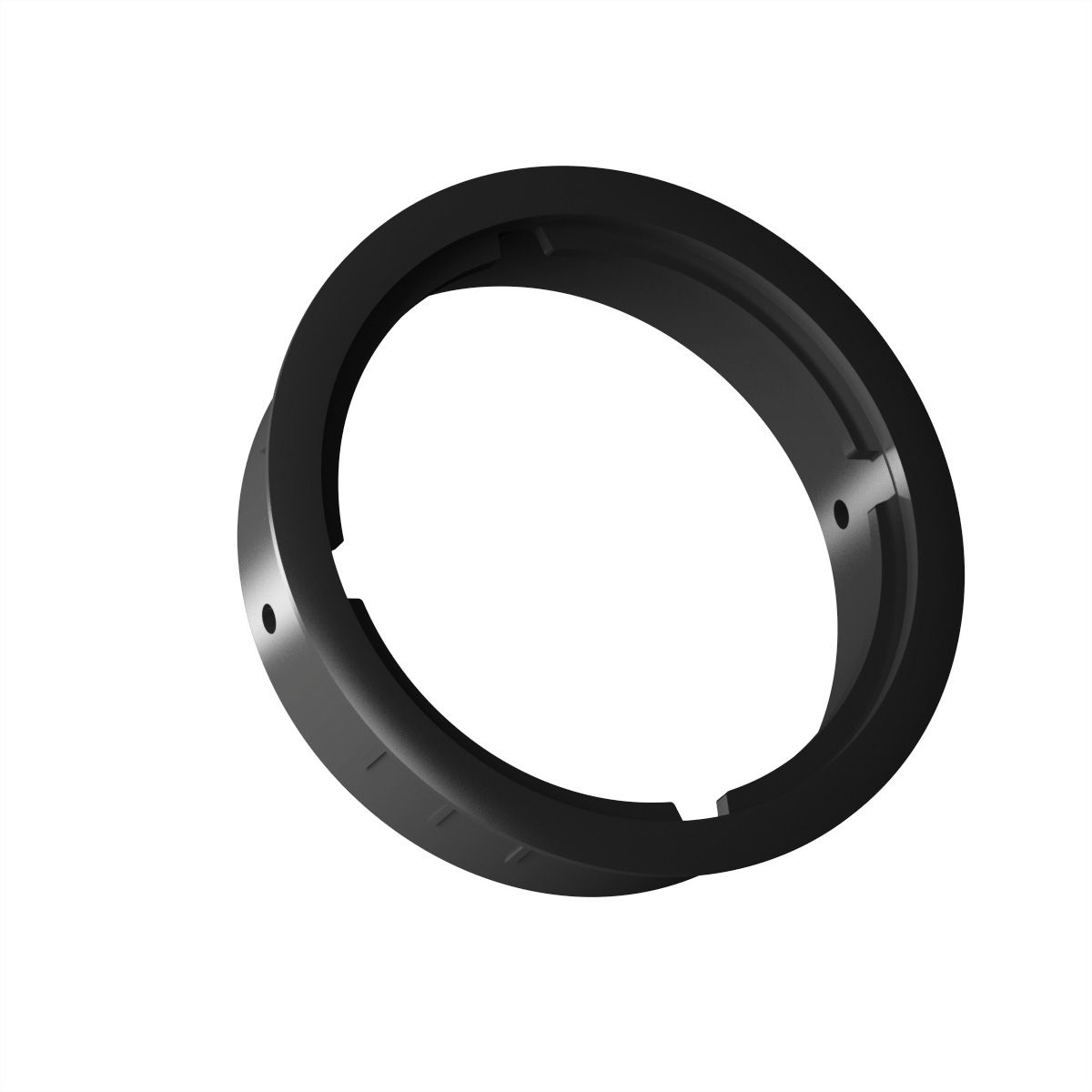 BACHMANN LOOP ROUND Kabeldoorvoer, zwart