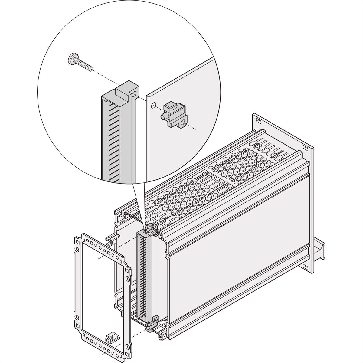 SCHROFF Frame Type Plug-In Unit PCB Mounting Support from Slot 2 on, 50 Pairs