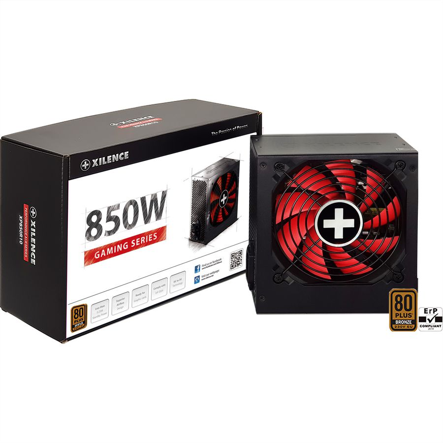Xilence XP850R10 850W PC Power Supply, 80+ Bronze, Gaming, ATX