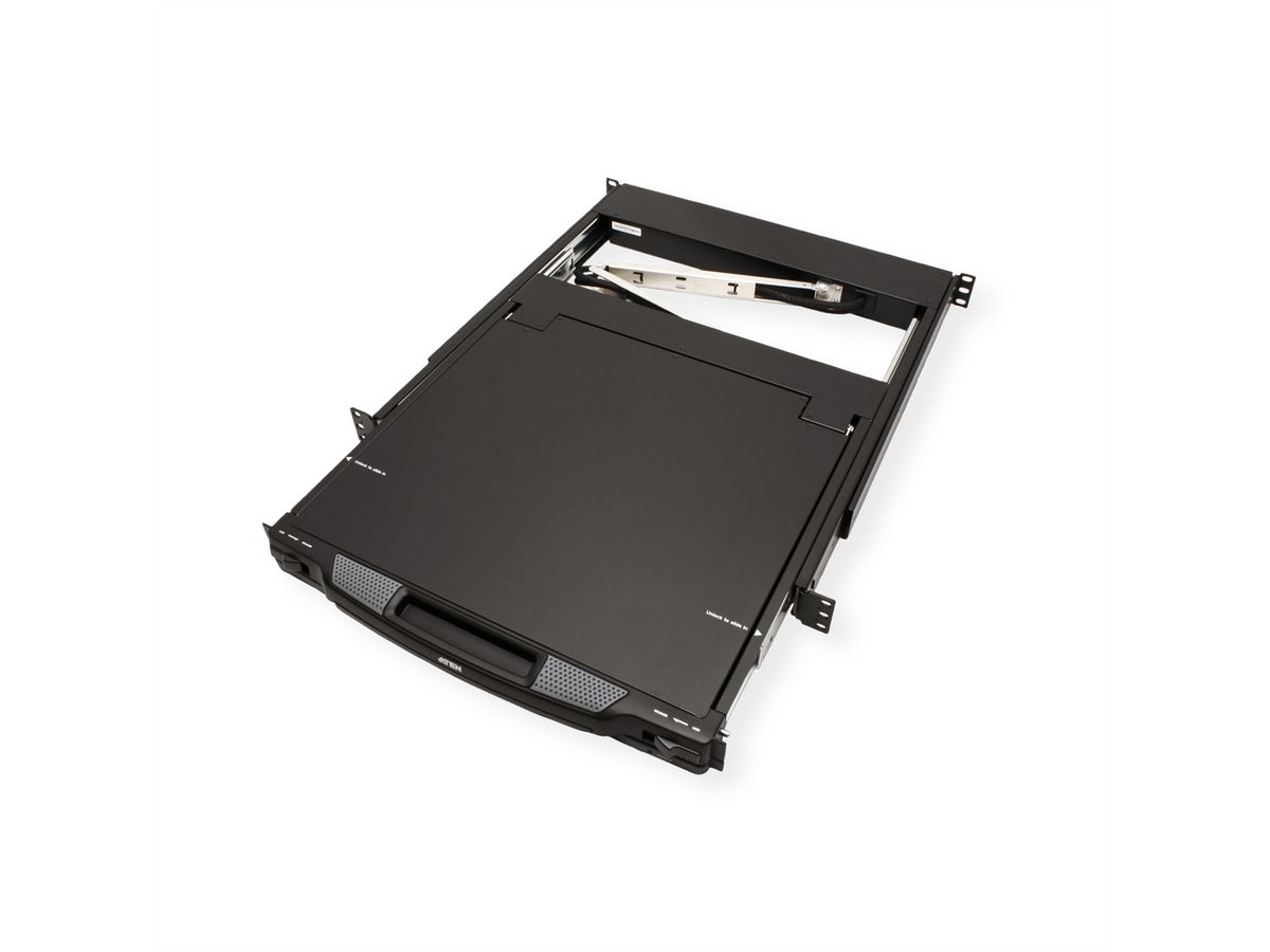 ATEN CL1000M KVM-Konsole, 43cm LCD, VGA, PS/2, UK-Layout