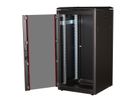 ROLINE 19-inch netwerkkast Pro 22 U, 600x600 BxD Glazen deur zwart