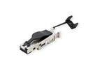 METZ CONNECT E-DAT Industrie IP20, feldkonfektionierbarer RJ45-Stecker, schwarz