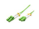 ROLINE Fibre Optic Jumper Cable, 50/125 µm, LC/LC, OM5, Low-Loss Connector, green, 20 m