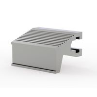 SCHROFF statische handgreep alu profiel trapezium 42 pk